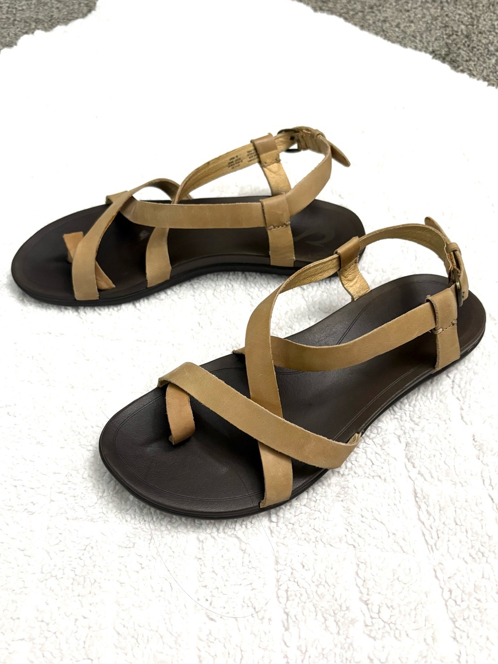 Women's Olukai Upena Leather Sandals
